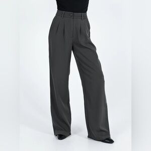 Princess Polly Archer Wide Leg Trousers Women’s in Slate